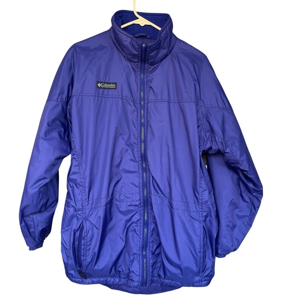 Columbia Sportswear Womens Jacket Large Full Zip Winter Ski Outerwear Snow Retro